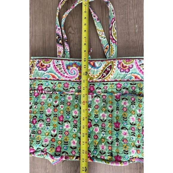 Vera Bradley Floral Quilted Reversible Large Tote Bag - Picture 2 of 10